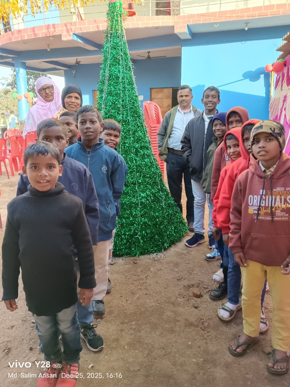 Children playing outside