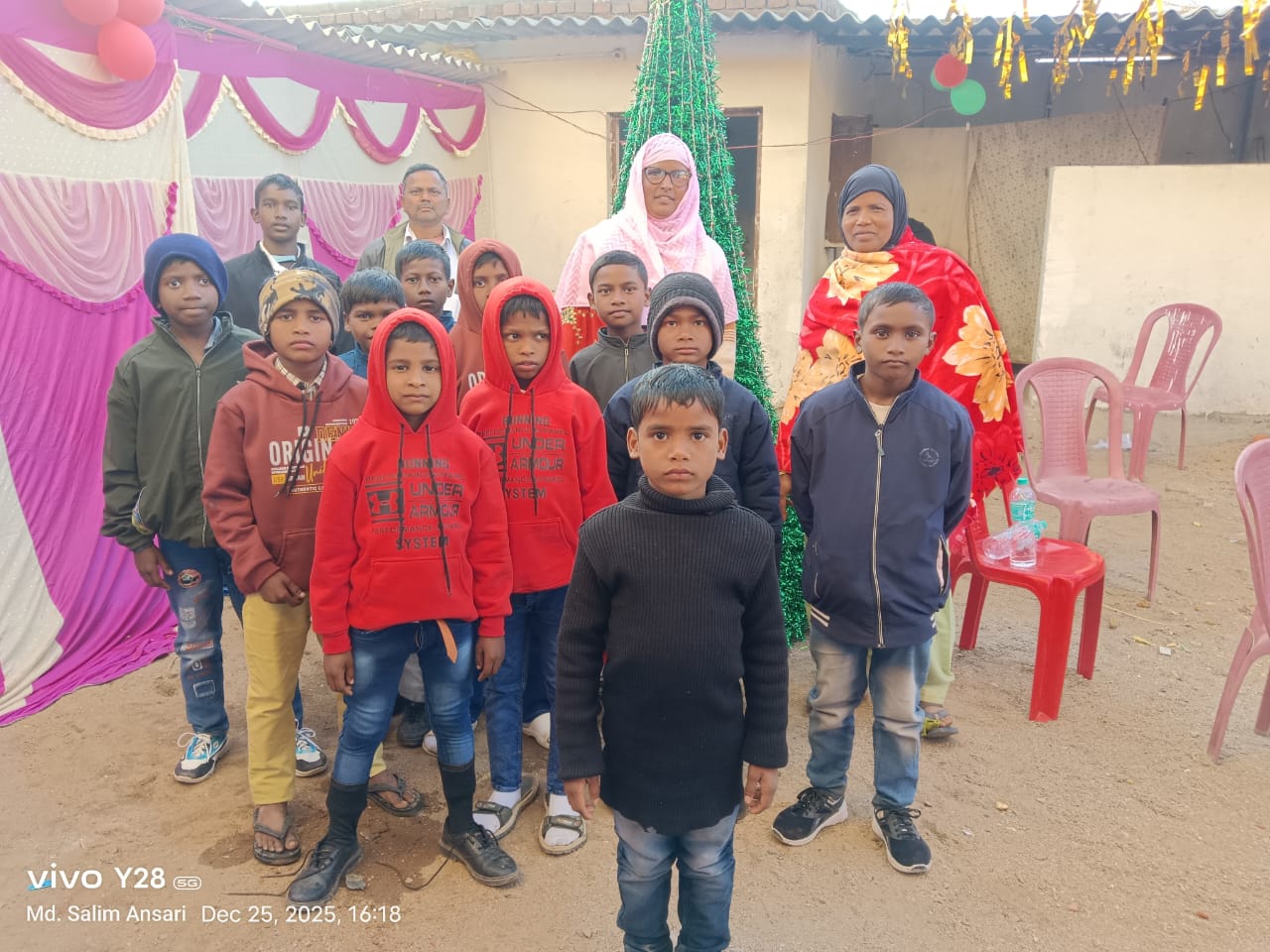 Children playing outside